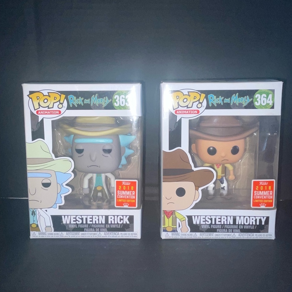 Western Rick And Morty Funko Pop!’s